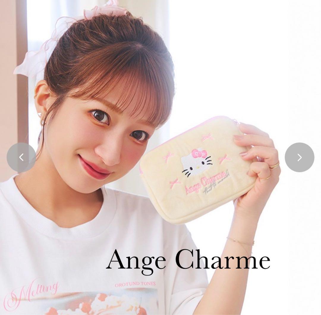 しまむら 辻希美 Ange Charme キティちゃん マルチケース ポーチ