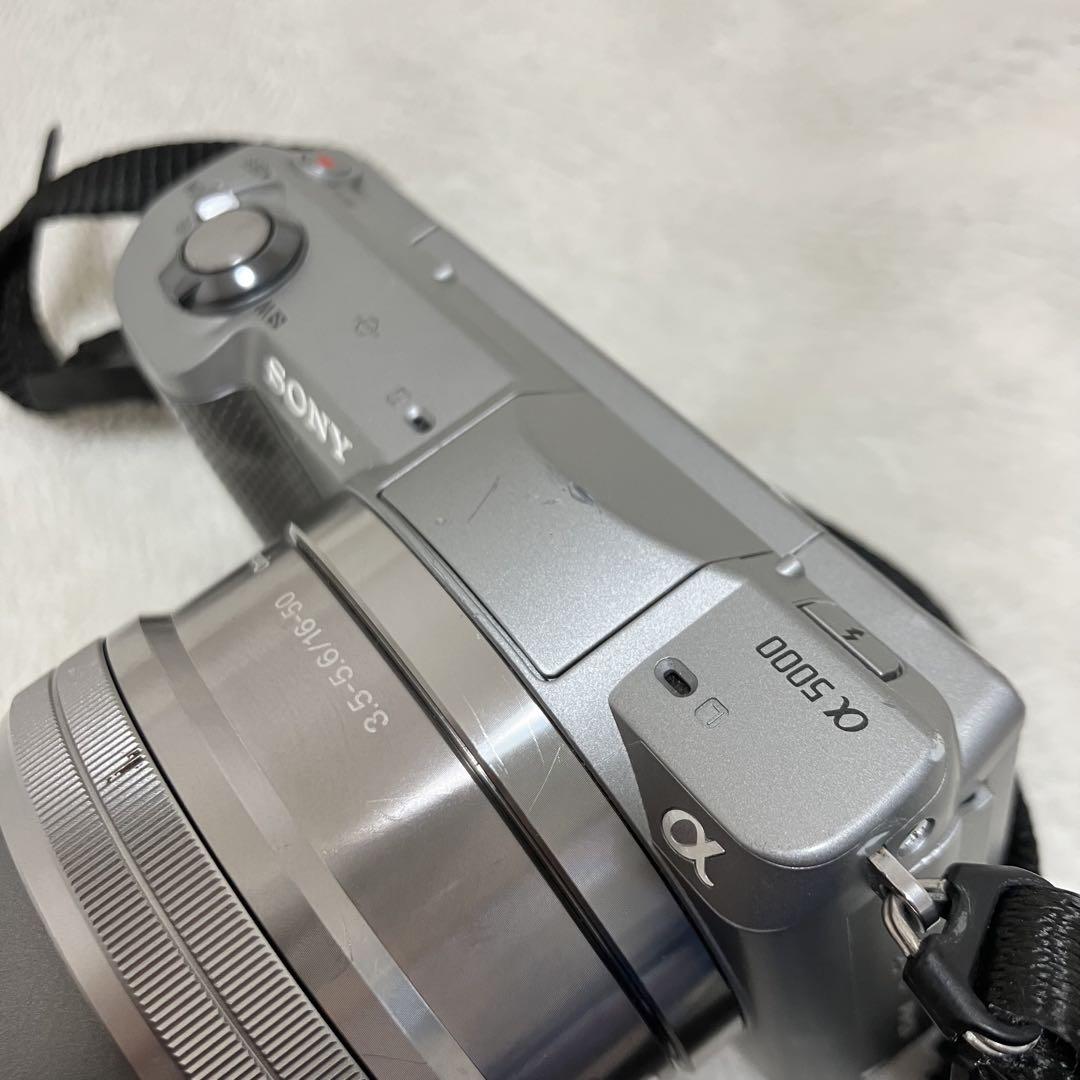 SONY α5000 ミラーレス一眼 動作品 ソニー デジカメ