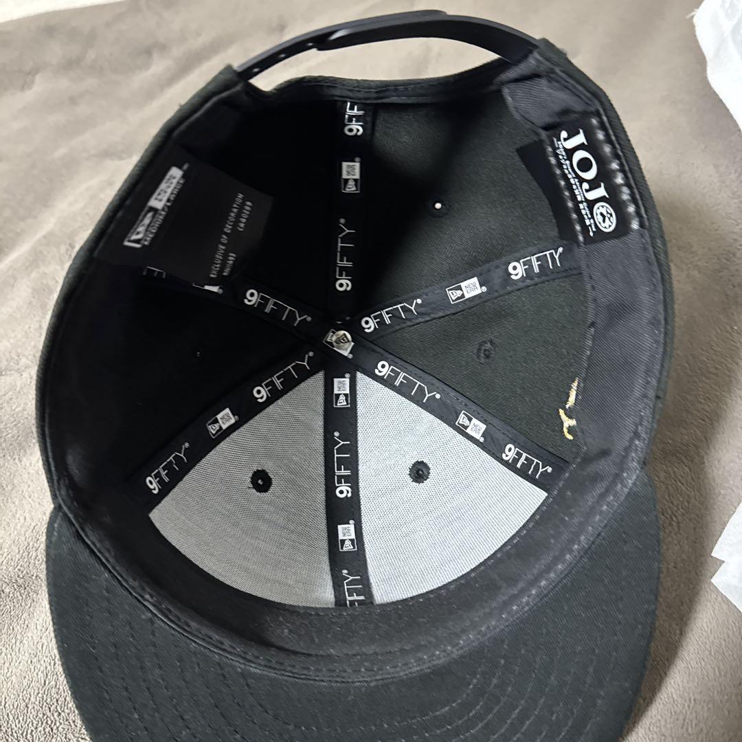 ニューエラ　9FIFTY ジョジョコラボ　ジョルノ・ジョバァーナ ブラック