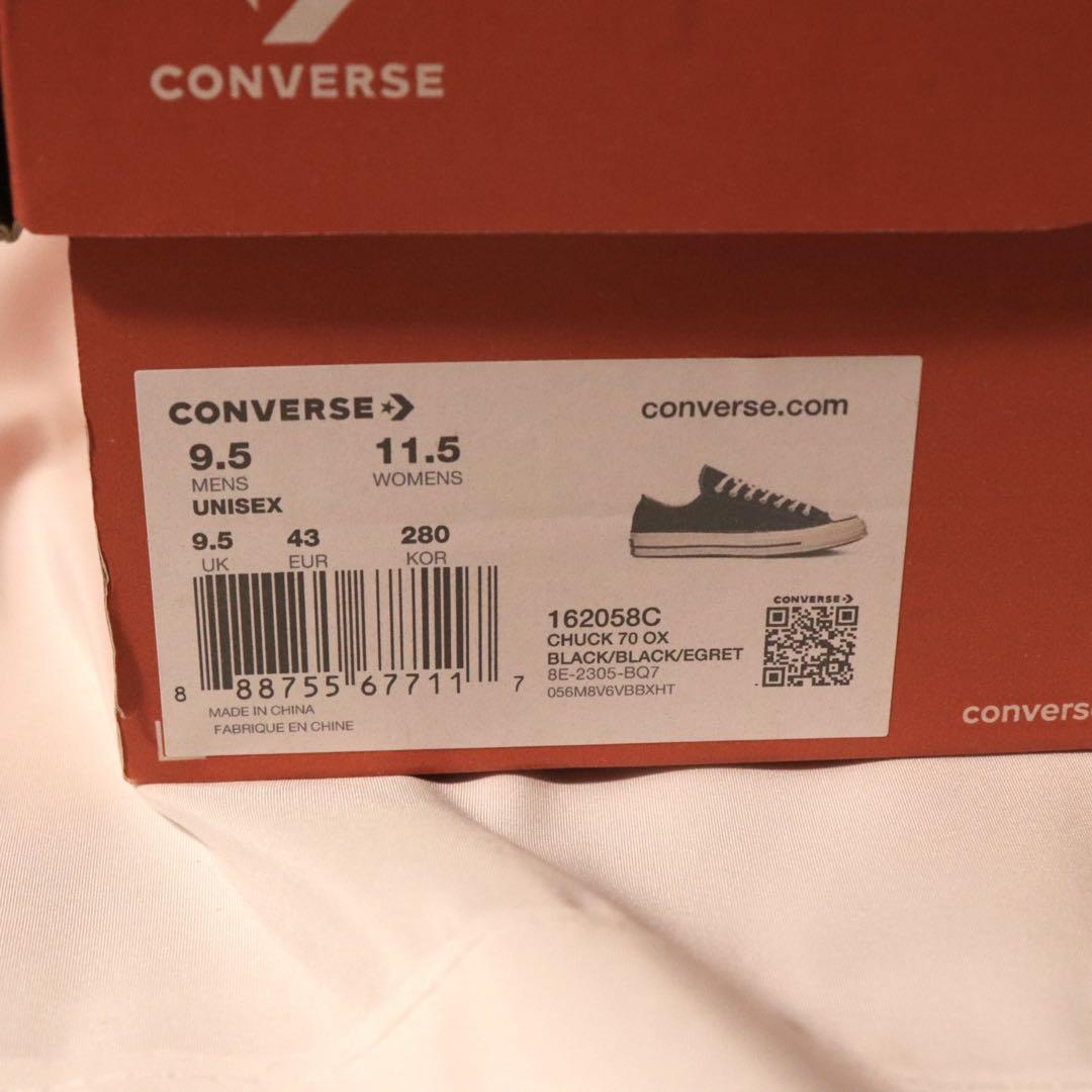 converse コンバース ct70 チャックテイラー ブラック 28