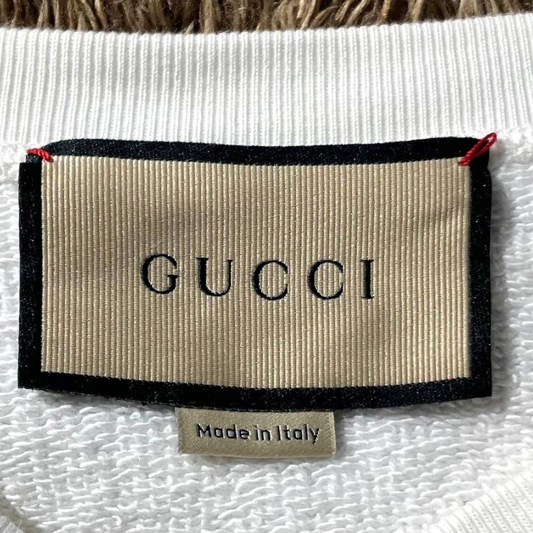 ★美品★メンズ★スウェット★GUCCI★サイズS★グッチ★オフホワイト★