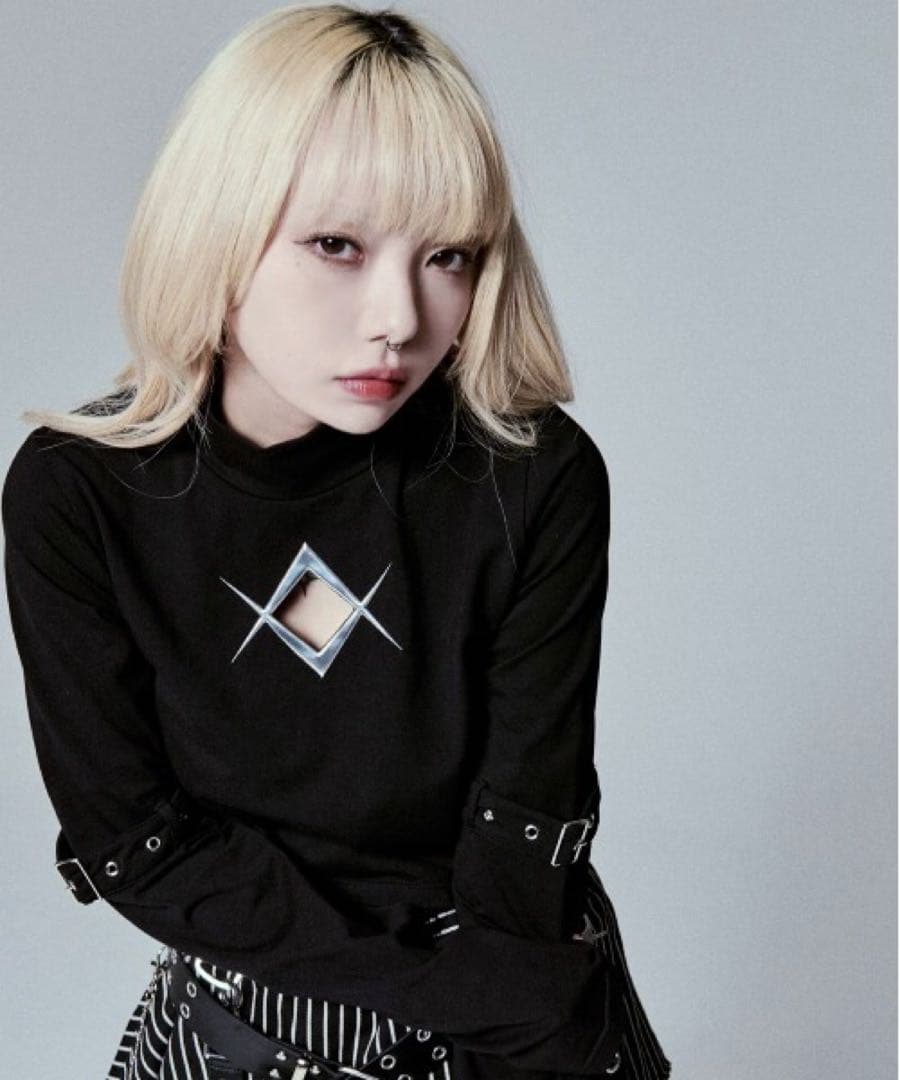 REFLEM レフレム メタリックロゴハイネッククロップド SIZE REFLEM