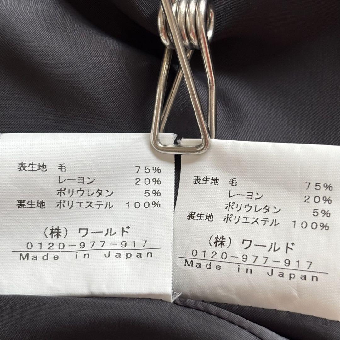 【美品】インディヴィ　セットアップ　スーツ　ジャケット　日本製　サイズ40