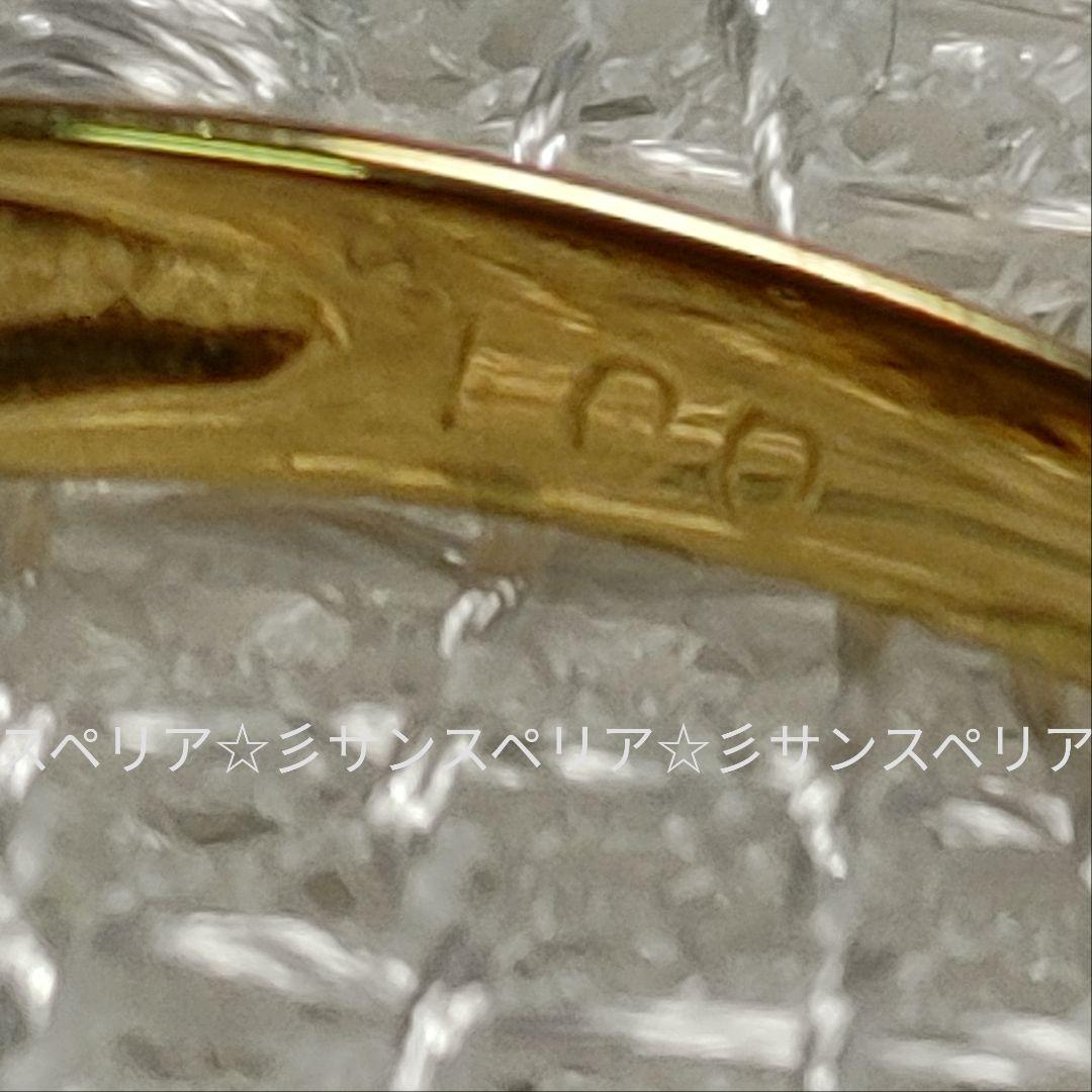 K18 ブラウンダイヤモンド1.00ct十字デザインリング