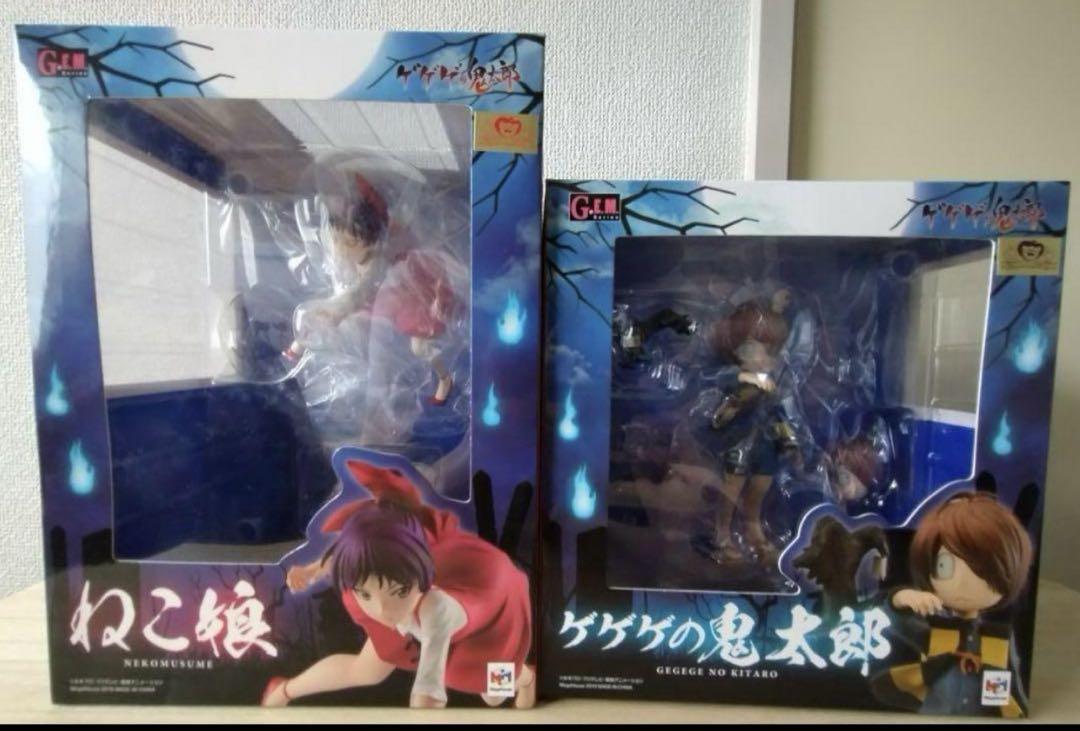 G.E.M.シリーズ ゲゲゲの鬼太郎 鬼太郎＆ねこ娘 すねこすり付きセット