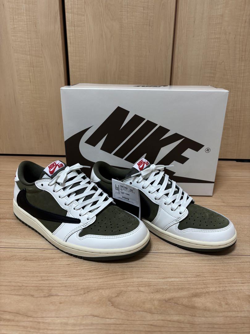 新品Travis Scott Jordan 1 Reverse Olive