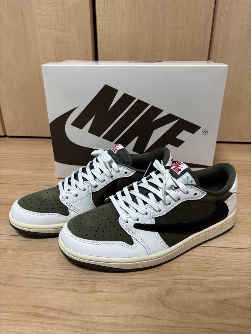 新品Travis Scott Jordan 1 Reverse Olive