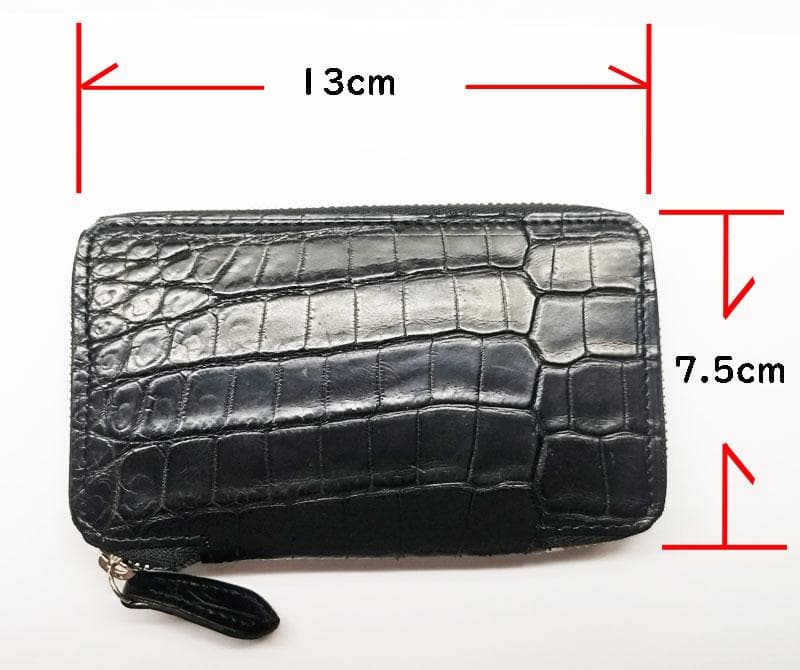 クロコダイル　キーケース スマートキー　キーホルダー 黒