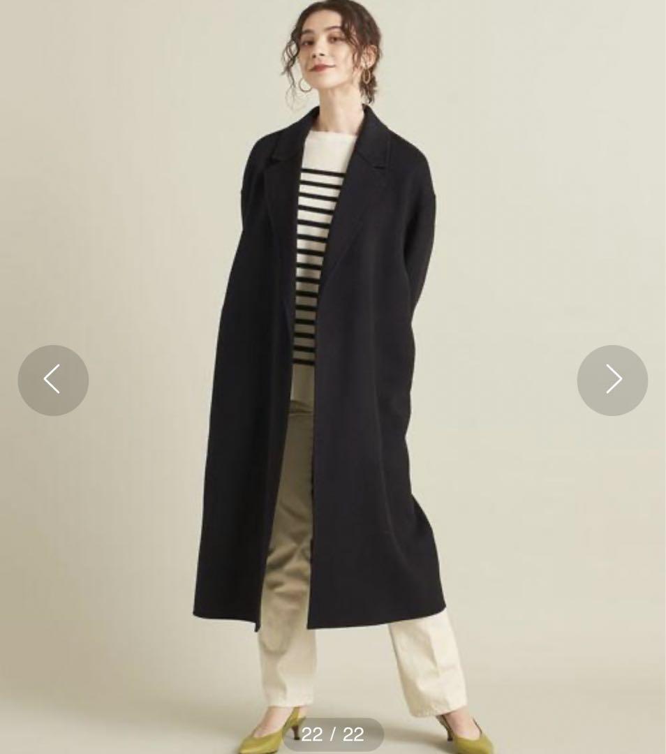 美品・リバーチェスターロングコート