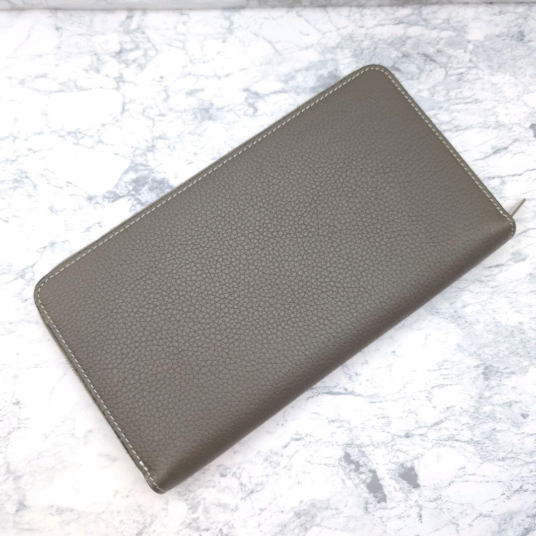 極美品】CELINE セリーヌ長財布ラウンドジップバイカラーベージュ