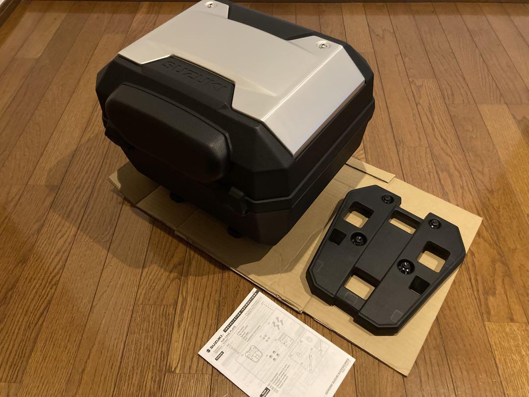 Vストローム250 純正トップケース＆取り付けプレート