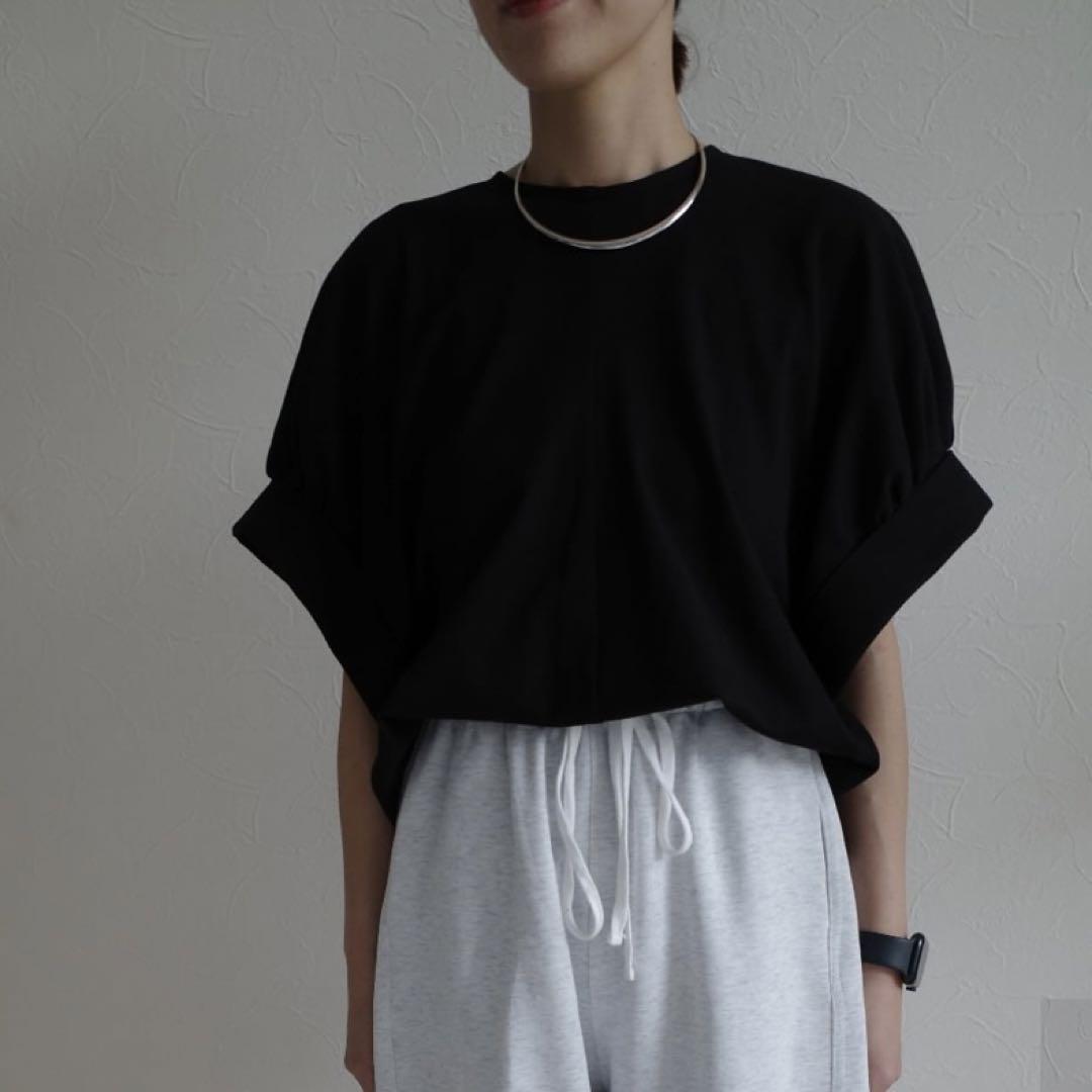 ella selectshop cotton pique T ブラック