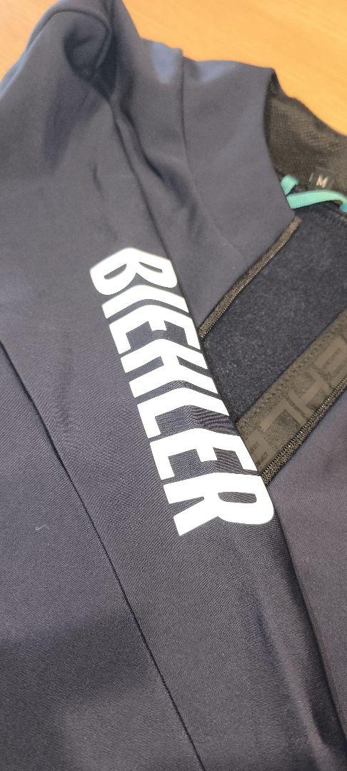 新作ウエア BIEHLER ビーラー M 裏起毛 長袖 ネイビー サイクルジャージ 冬用 ウェア
