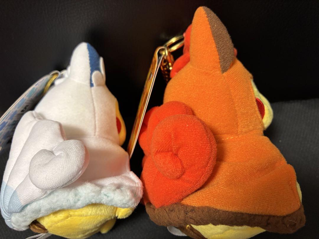 ポケモンセンター ピカチュウ アローラロコン ポンチョ マスコット 2体セット