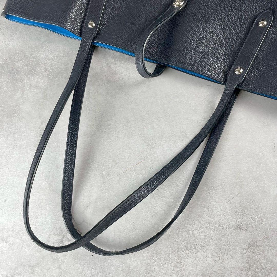 良品✨コーチ トートバッグ ターンロック 肩掛け A4可 大容量