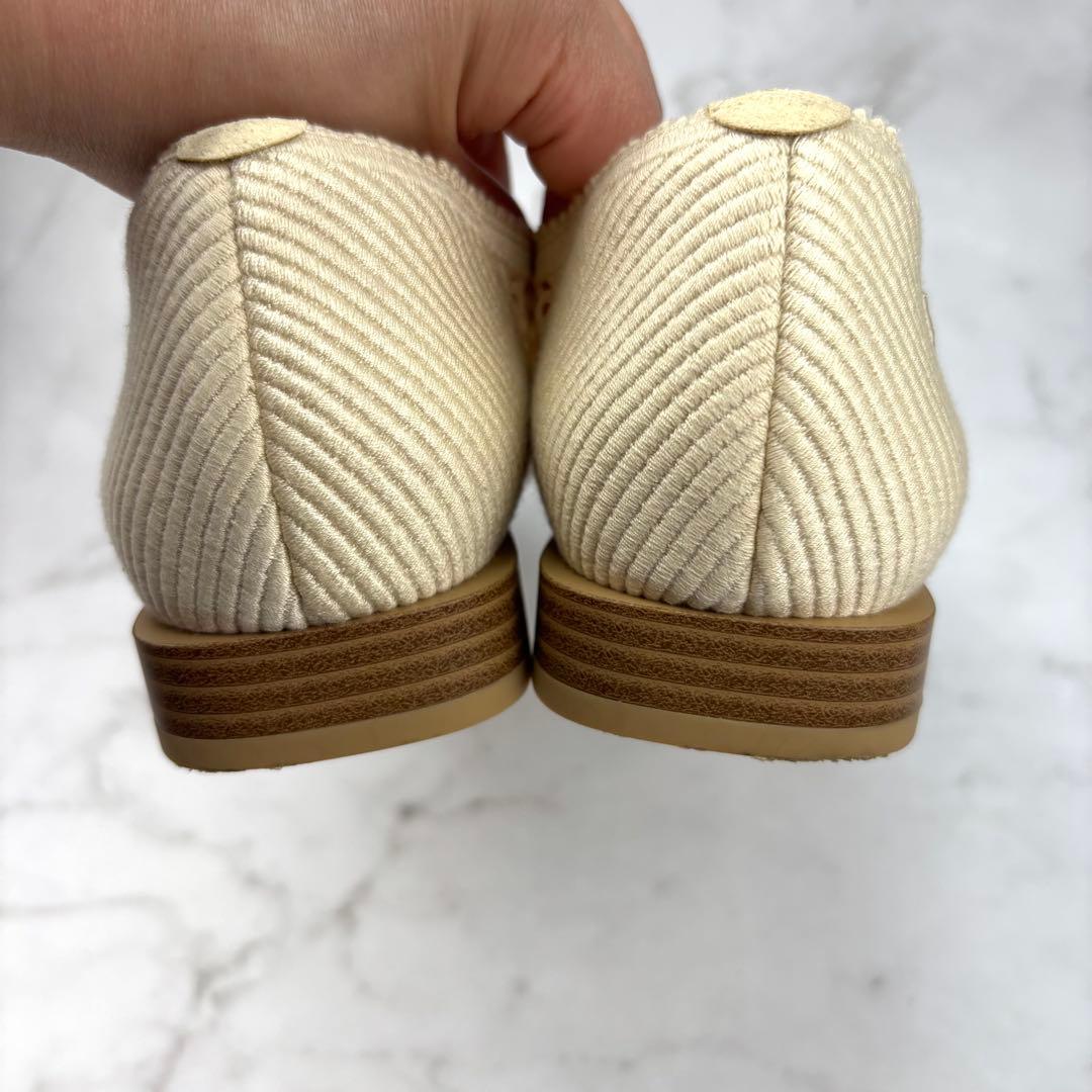 【美品】VIVAIA ビバイア ベージュ パンプス フラットシューズ 23 【美品】VIVAIA ビバイア ベージュ パンプス フラットシューズ 23