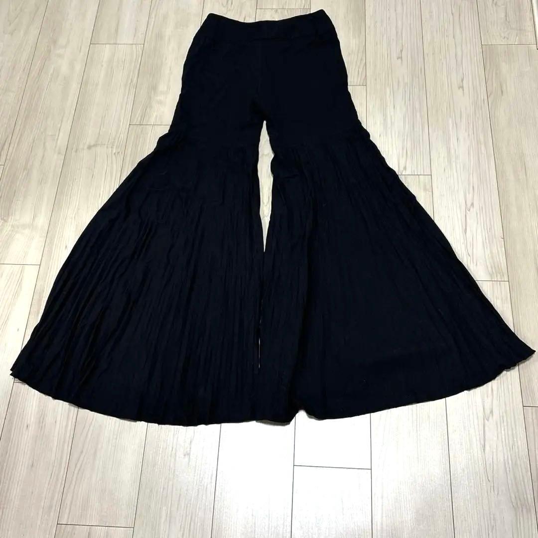 ドルチェ ガッバーナ プリーツ フ パンツ ブラック 38M D G Dolce＆Gabbana