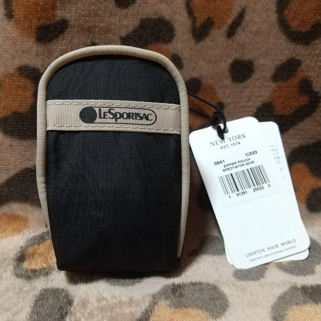 LeSportsac ポーチ ZIPPER POUCH/スペクテイターノワール