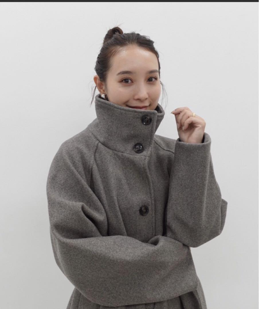 村岡美里×y/m スタンドカラーコート ブラック こちらの村岡美里×y/m スタンドカラーコート🧥 現在、再入荷して