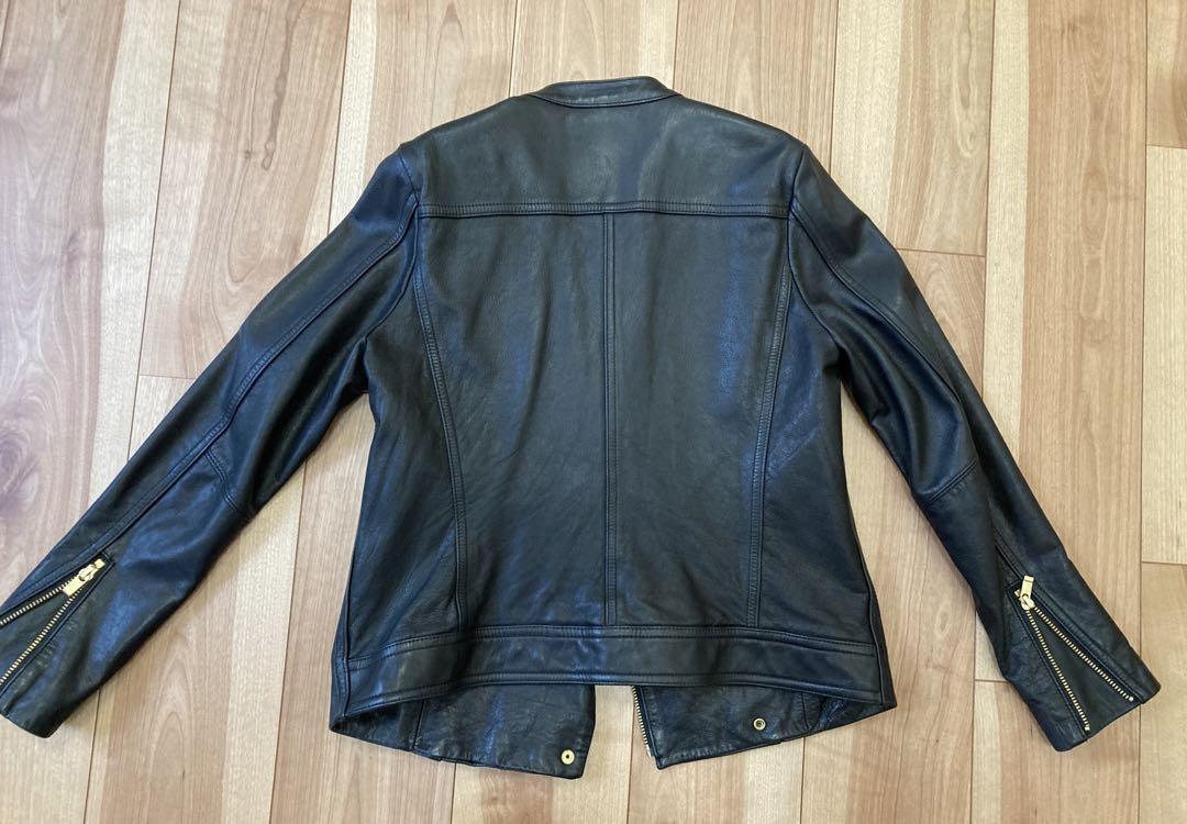 したライダ Noble - ☆NOBLE☆ 新品☆毎年定番大人気ラムレザー 再入荷分を購入 Noble ソフトラムレザーライダースブルゾン 36 ブラック 17AW レザージャケット