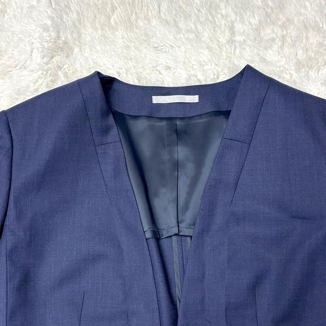 レミュー アオキ パンツ スーツ セットアップ ノーカラー 近年モデル