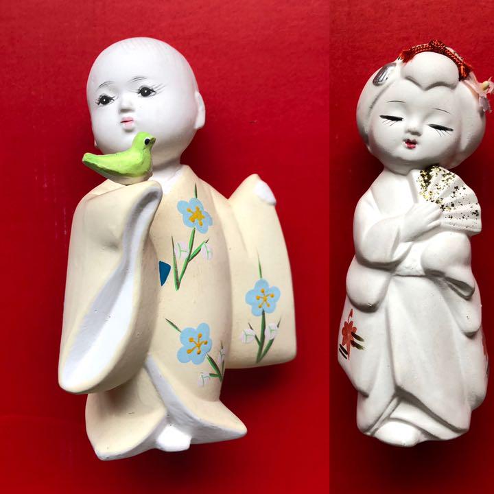 博多人形2点 ○手数料無料!! 博多人形2点 ○手数料無料!!