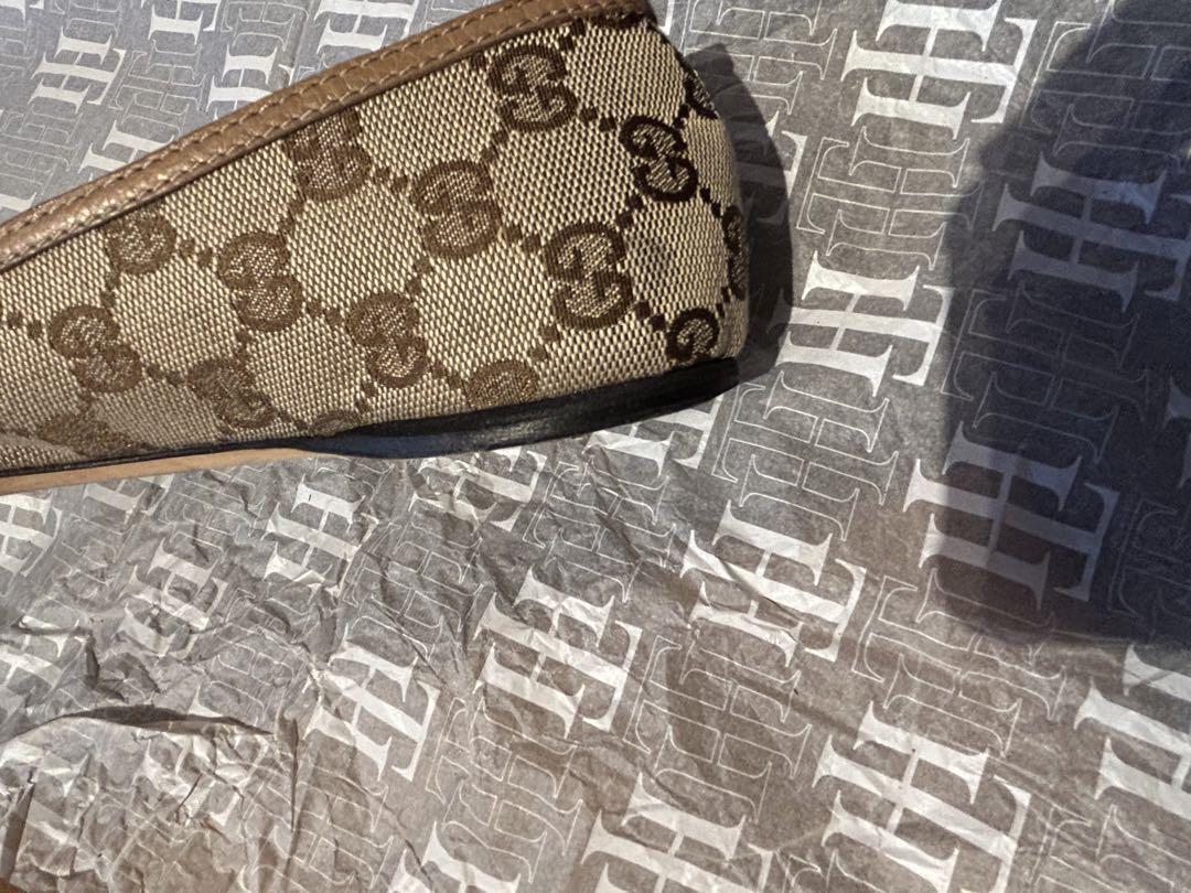 正規品GUCCIロゴのローファーシューズ36 1/2
