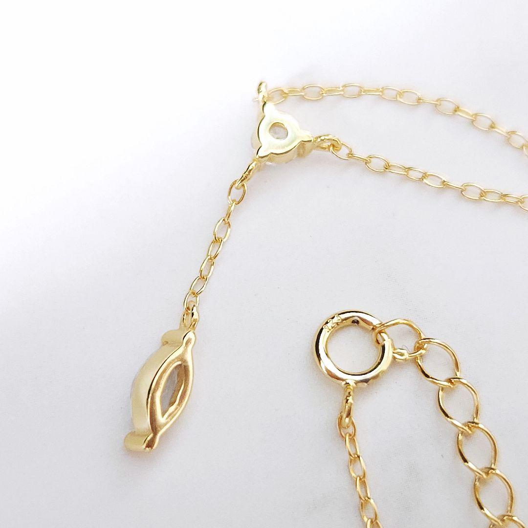 178Nk【高品質✨】ネックレス Y字 小粒ダイヤ シンプル オフィス