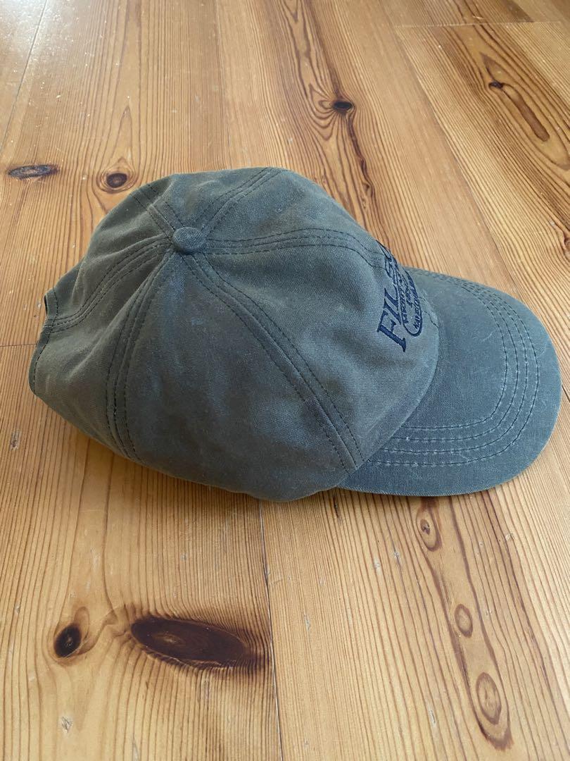 FILSON オリーブグリーン オイルドコットン　キャップ USA製