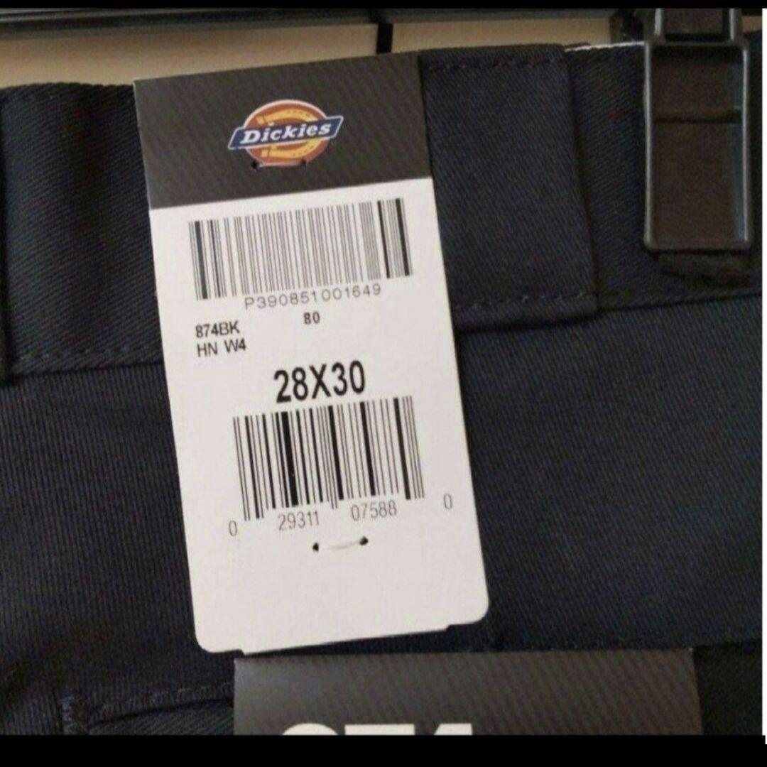 新品 28x30 BK ワークパンツ ディッキーズ ブラック 874