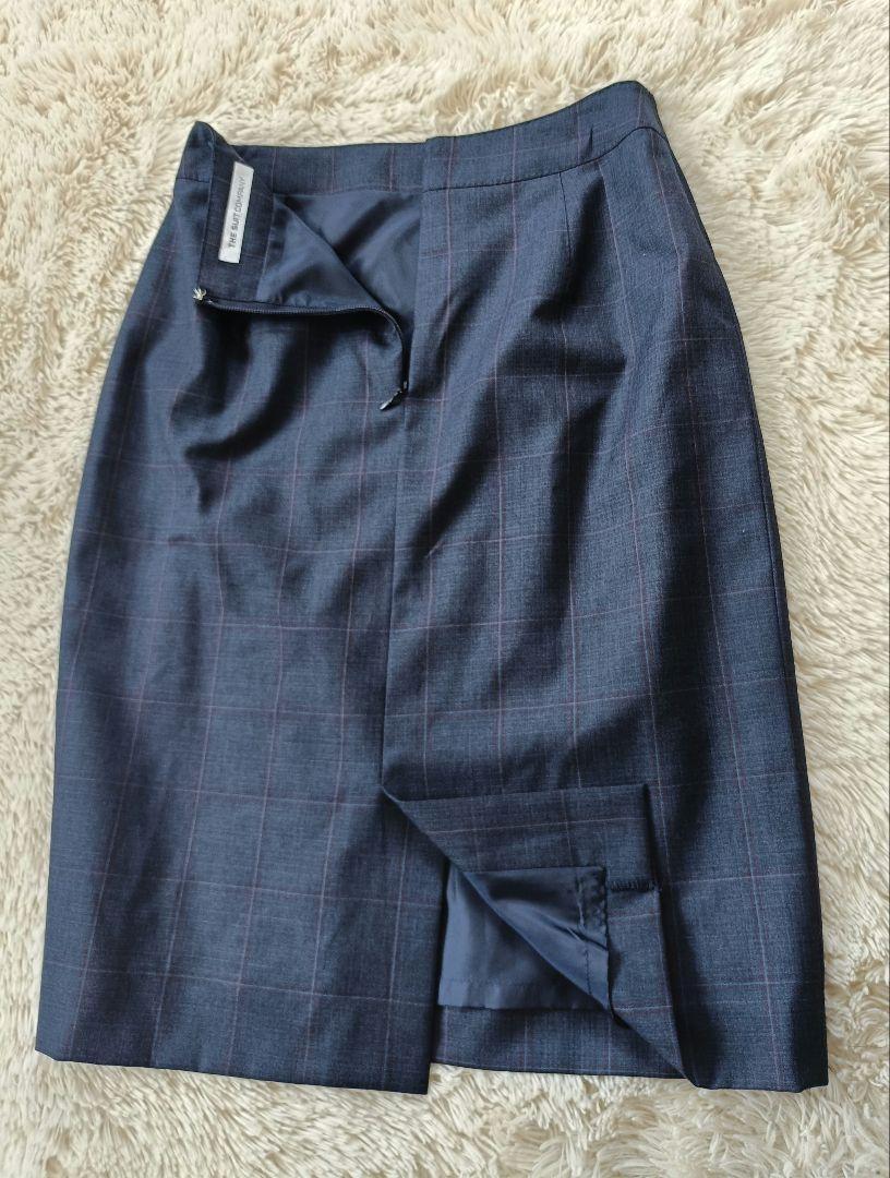 【美品】ザスーツカンパニー　スカートスーツ　REDA チェック 美品】ザスーツカンパニー スカートスーツ REDA チェック