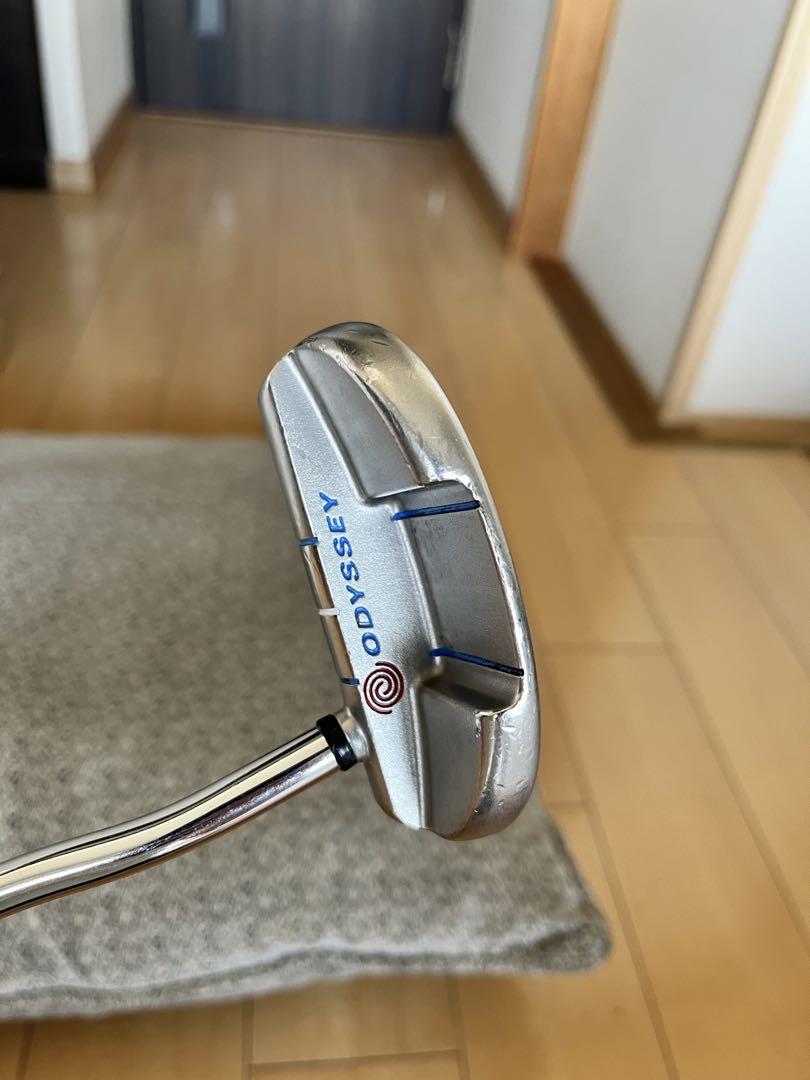 良品 オデッセイ ホワイトスチール　#5 パター　34インチ　グリップ新品　名器