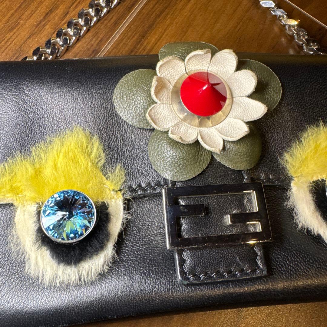 フェンディ ハンドバッグモンスターマイクロバゲットFENDI 2wayポシェット フェンディ ハンドバッグモンスターマイクロバゲットFENDI 2wayポシェット