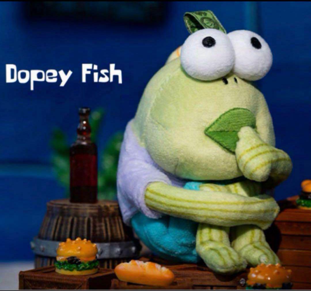 【外箱開封・内袋未開封】Dazed Fish・Dopey 2点 まとめ商品ぬいぐるみ