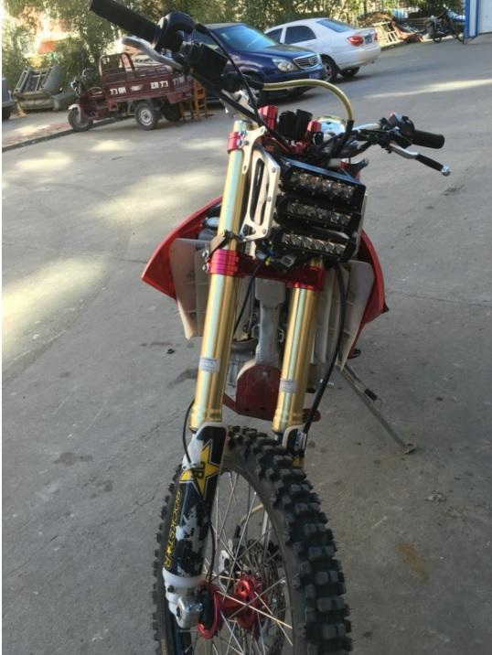 黒赤 汎用LED3段ヘッドライト ズーマー グロム Z125 grom
