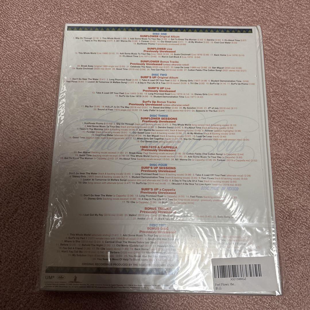 ビーチボーイズ FEEL FLOWS CD5枚BOX