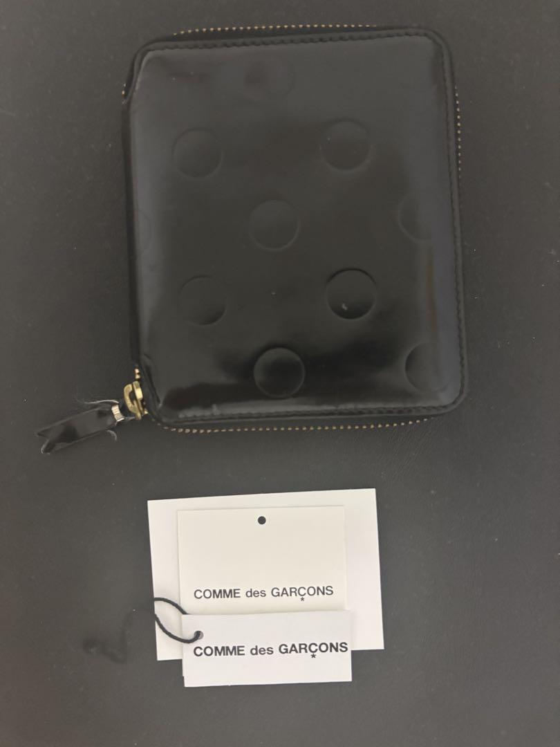 comme des garcons 二つ折り財布 ブラック