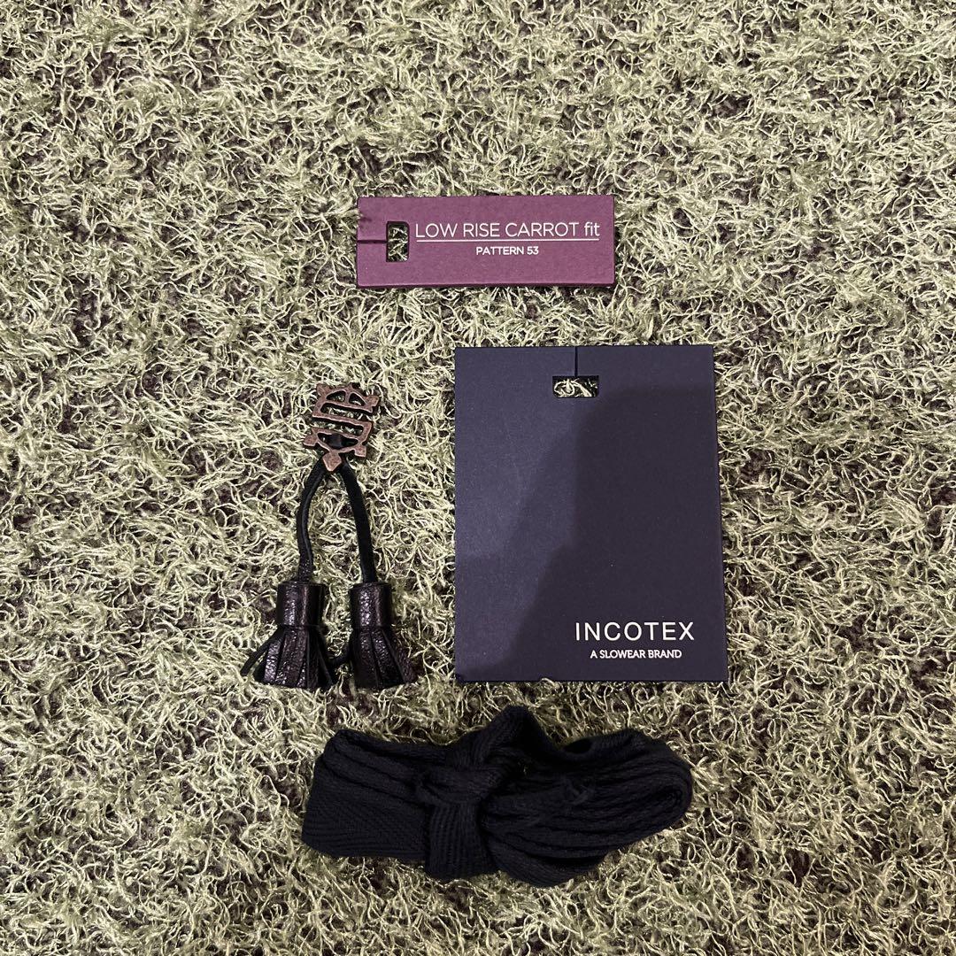 INCOTEX 1AG53X ノープリーツジャージースラックス INCOTEX 1AG53X ノープリーツジャージースラックス