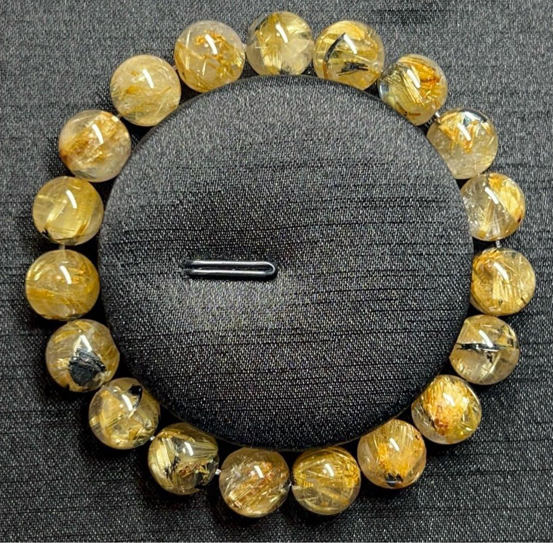 パワフル 金針ヘマタイトルチル 太陽ルチル ルチルクォーツ 天然石 タイチン