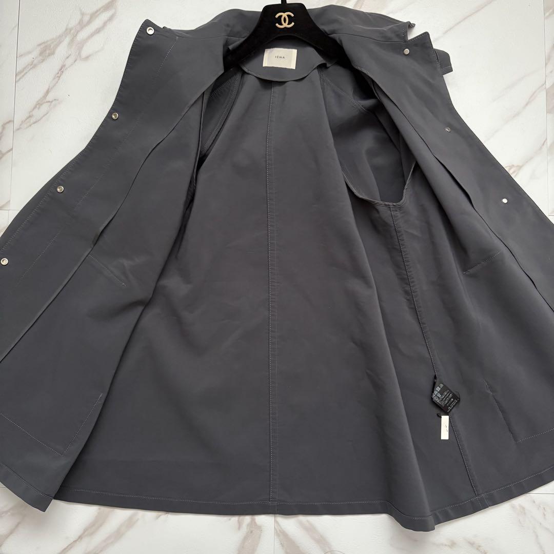 未使用級♡23SS 定価4万◎IENA トリプル クロス フード コート 36 未使用級♡23SS 定価4万◎IENA トリプル クロス フード コート