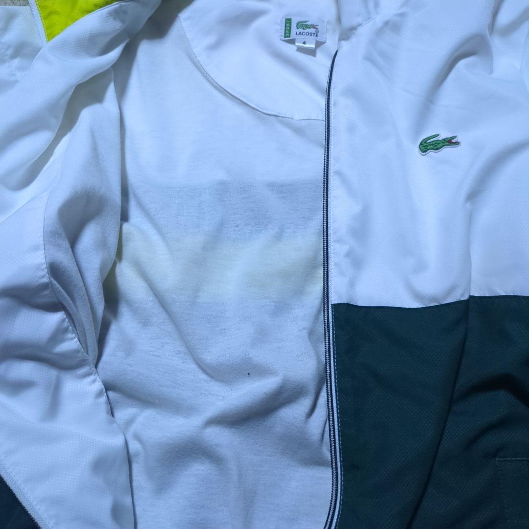 好配色 LACOSTE SPORT ポリエステルジャケット 刺繍ロゴ