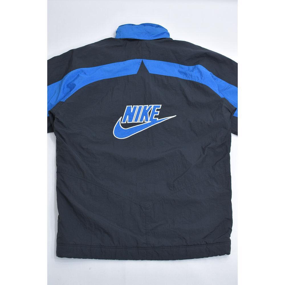 90s NIKE PREMIERナイキロゴ刺繍スタンドネックナイロン