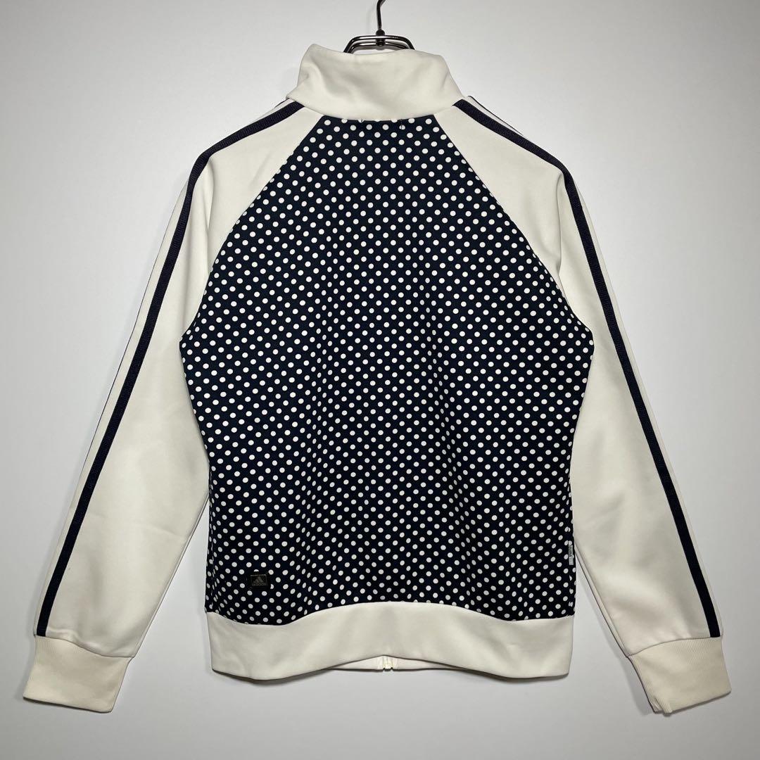 adidas アディダス　ジャージ　サイズM トラックジャケット　ドット柄　古着