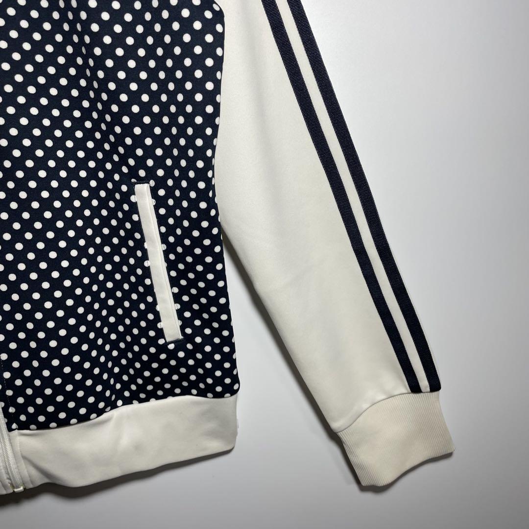 adidas アディダス　ジャージ　サイズM トラックジャケット　ドット柄　古着