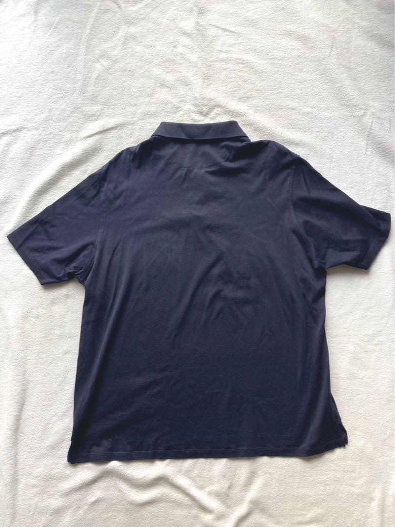 ダンヒル　ポロシャツ　ネイビー　XL リシュモンジャパン　美品