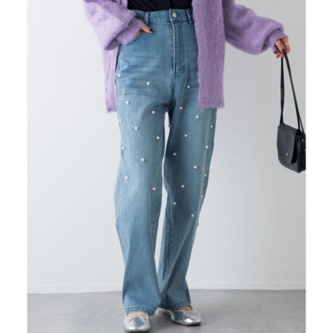 パールデニムパンツ