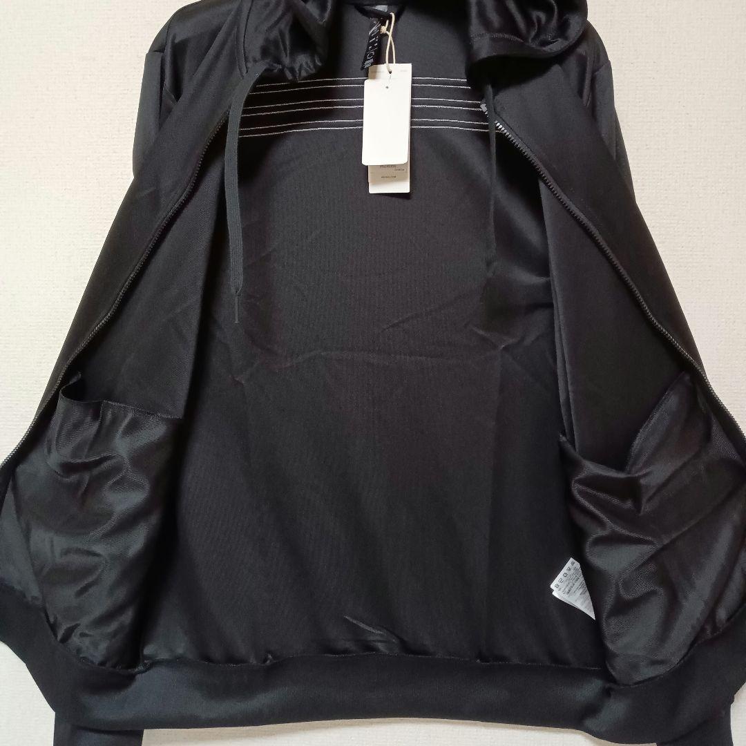 adidasアディダス新品セットアップパーカージャージトップスボトムス上下黒XL
