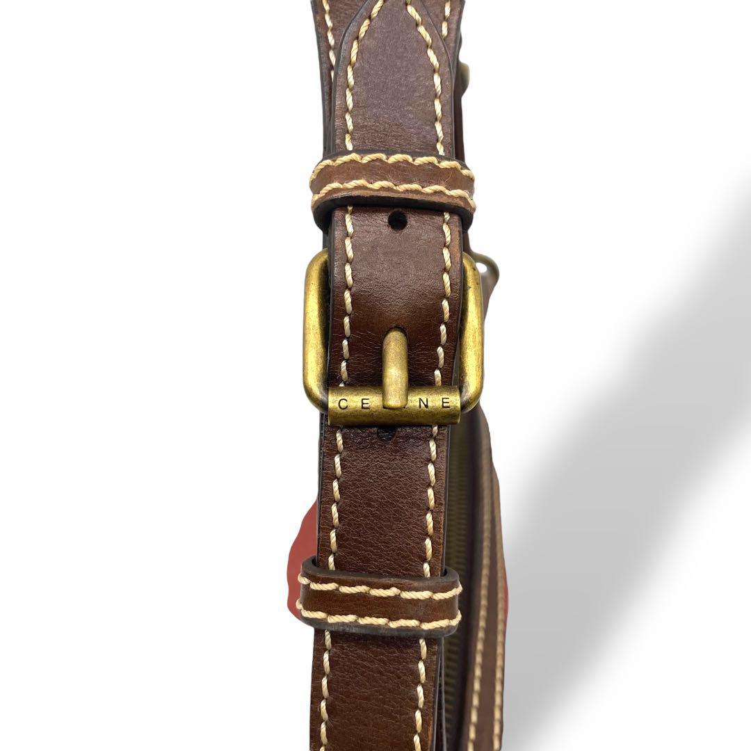 【激レア】CELINE ハラコバッグ　ハンド　ワンショルダー　馬車金具