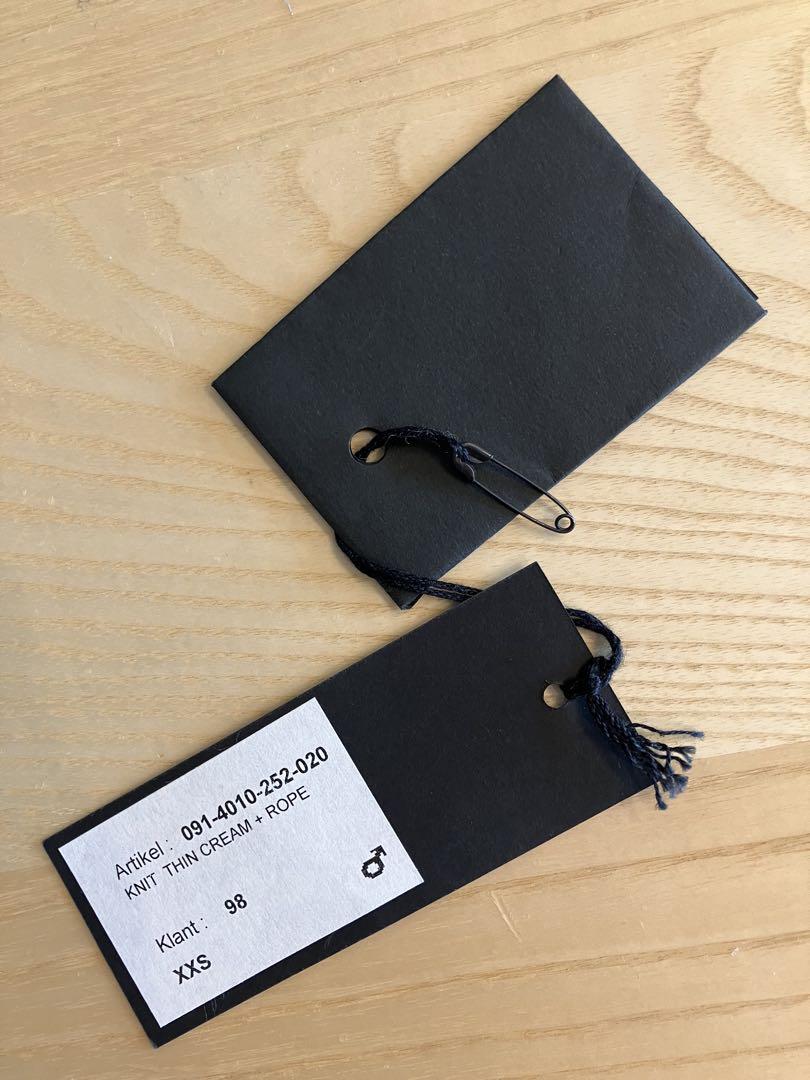 ANN DEMEULEMEESTER 長袖ニット XXS クリーム色オンライン シ