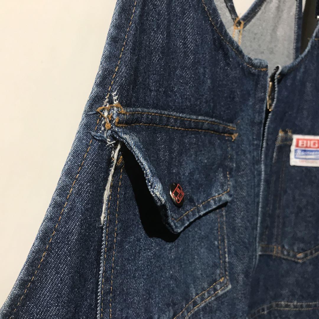 古着　BROTHER HOOD BIC B デニムオーバーオール　ビックサイズ